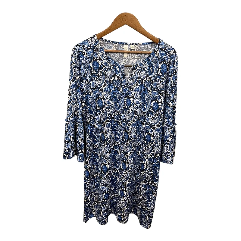 Dress Casual Midi By Tacera In Paisley Print, Size: Xl