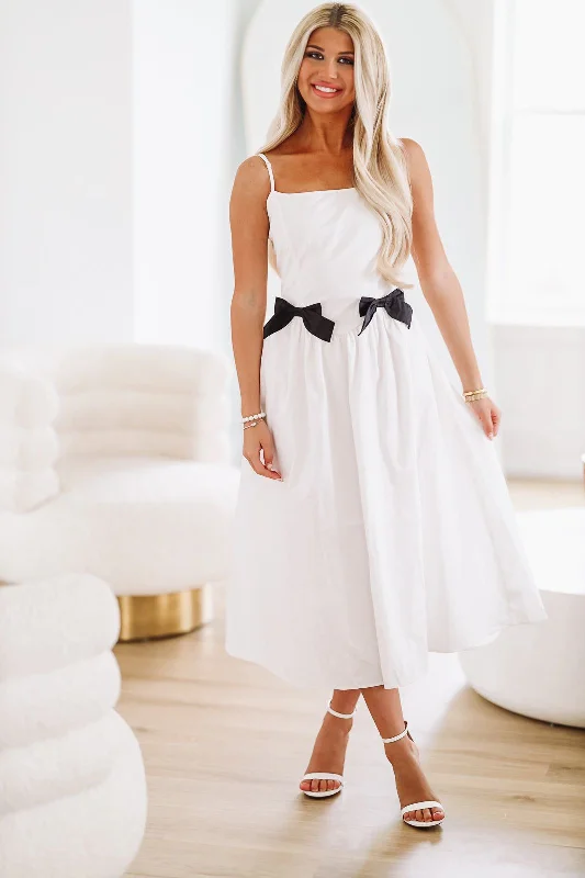 Everything Has Changed Midi Dress - Ivory