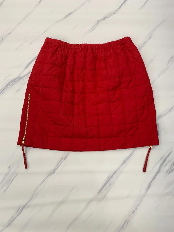 Skirt Designer By Max Mara In Red, Size: 10