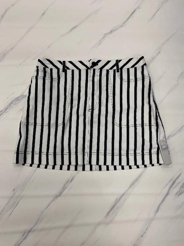 Skirt Mini & Short By Alice + Olivia In Striped Pattern, Size: 12