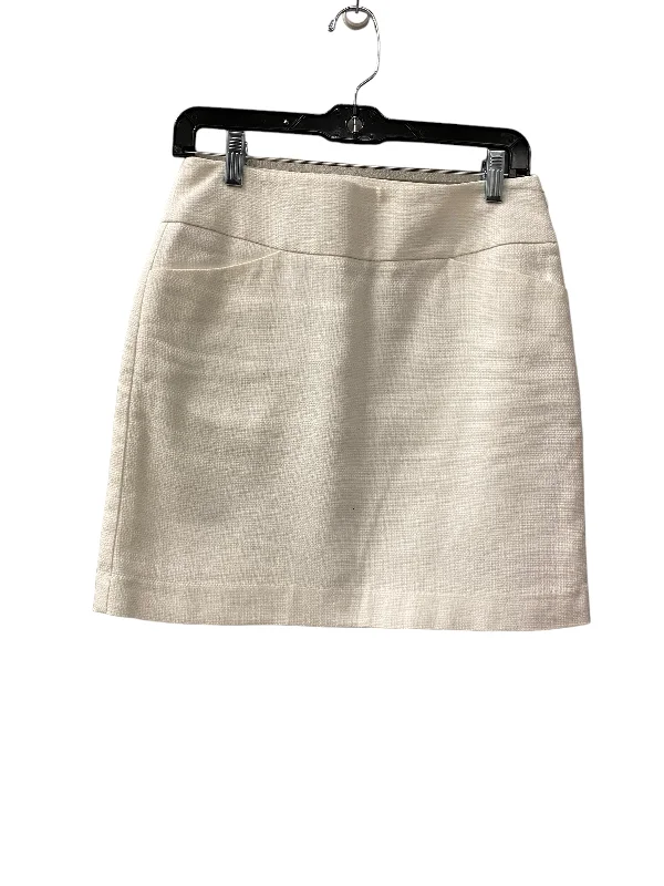 Skirt Mini & Short By Loft In White, Size: 0