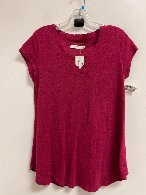 Top Short Sleeve By Clothes Mentor In Pink, Size: S