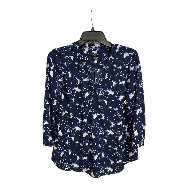 Blouse Long Sleeve By Loft In Floral Print, Size: S