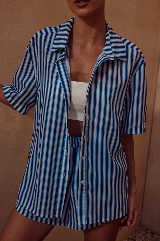 INDIGO SHIRT - INDIGO STRIPE