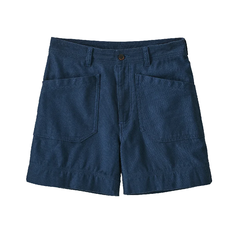 Women's Organic Cotton Slub Woven Shorts - 5""