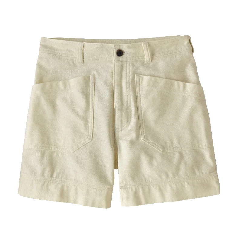 Women's Organic Cotton Slub Woven Shorts - 5""