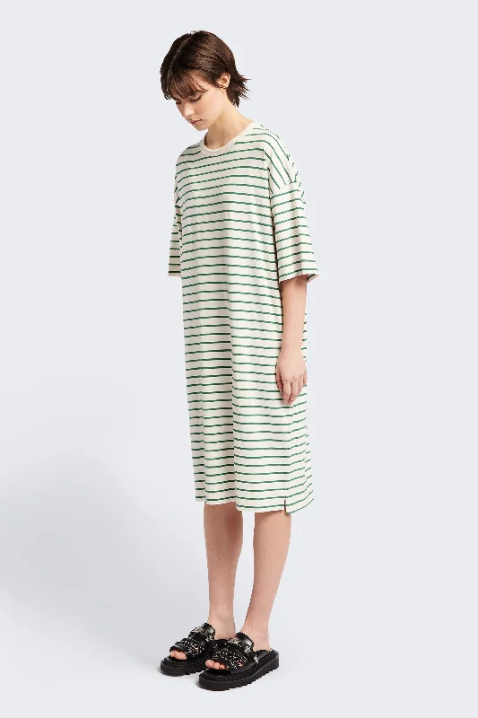 Nadir Dress Green Stripe