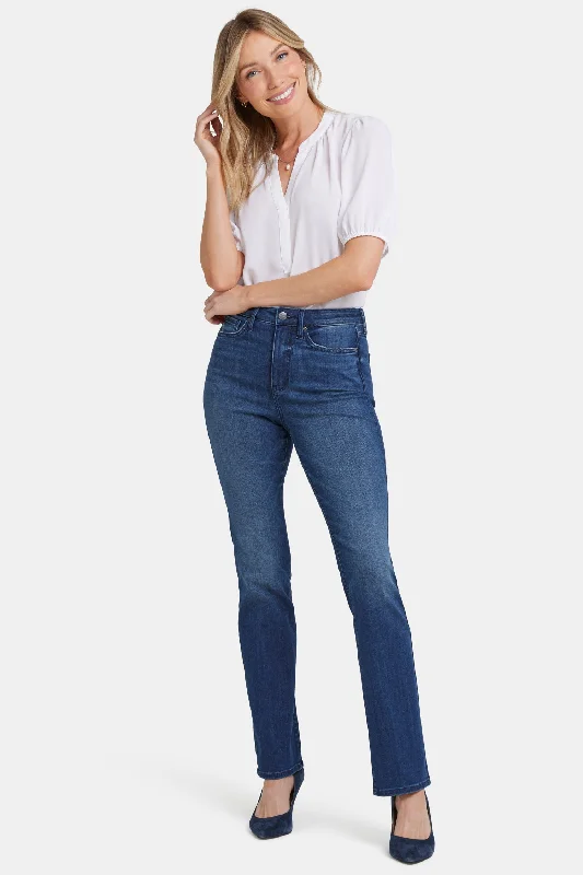 Billie Mini Bootcut Jeans In Petite - Moonlight