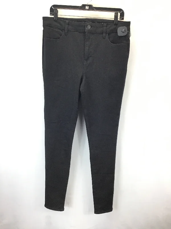 Jeans Jeggings By American Eagle In Black Denim, Size: 14