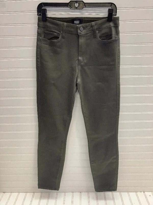 Jeans Jeggings By Paige In Green, Size: 6