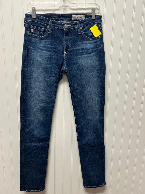 Jeans Skinny By Adriano Goldschmied In Blue Denim, Size: 4