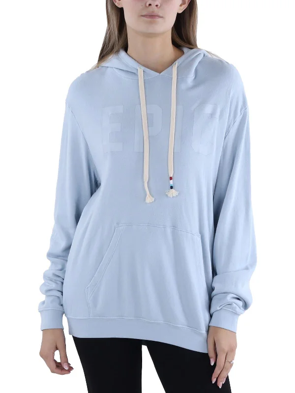 Womens Drawstring Long Sleeve Hoodie