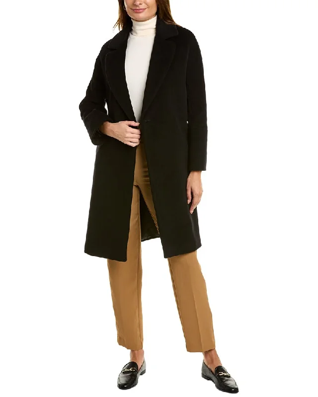 Cinzia Rocca Icons Wool & Cashmere-Blend Wrap Coat