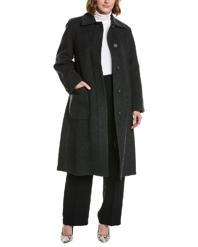 Vince Fine Wool-Blend Overcoat