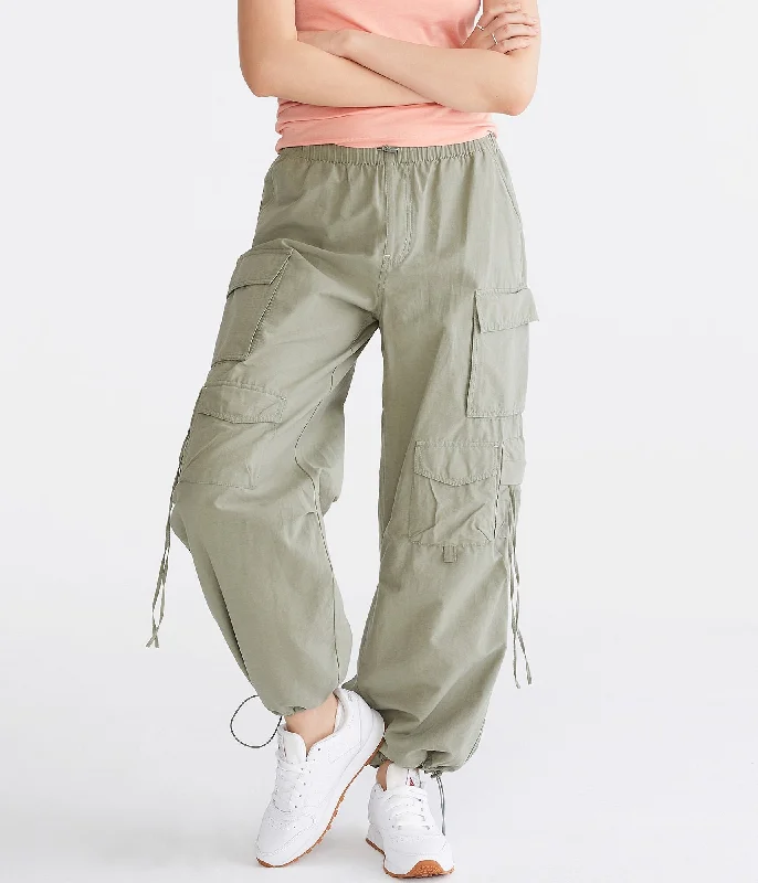 Aeropostale Baggy Cargo Parachute Pants